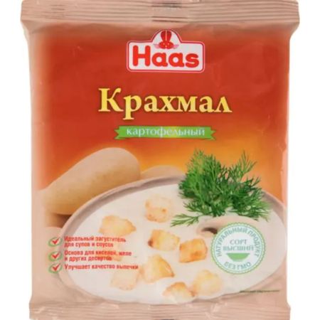 Крахмал картофельный Haas 200 г крахмал chirton 300мл аэрозоль