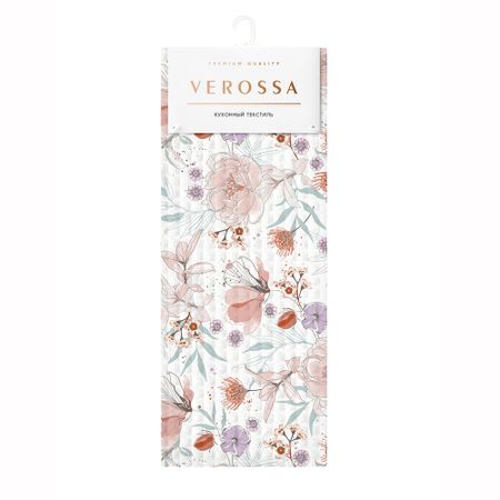 Полотенце вафельное кухонное Verossa Флорентини 40х70 см мультиколор полотенце кухонное махр 50х30см розовое арт пм 50 розовое