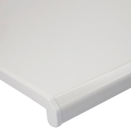 Подоконник ПВХ Danke 400х3000х18 мм сатин бьянко белый матовый