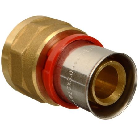 Соединитель прямой Terma (47096) 26(пресс) х 1 ВР(г) прямой соединитель для садовой воды m6 m10 5 шт