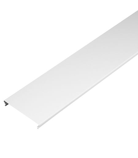 Рейка сплошная S-дизайн 3 м 100АS белая матовая рейка интерьерная stella бриона белая 2700х40х16мм мдф