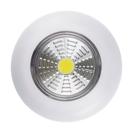 Фонарь пушлайт Rev светодиодный 1 LED 3 Вт на батарейках AAA пластик самоклеящийся (29097 1) pocketman powerfu светодиодный фонарик usb rechargeable 400lm