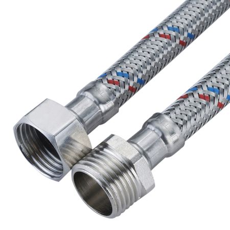 Подводка гибкая для воды СТМ 3/4 ВР(г) х 3/4 НР(ш) 150 см (CWGHM150) подводка для воды интерскол 1 2 наружная внутренняя резьба 30 см