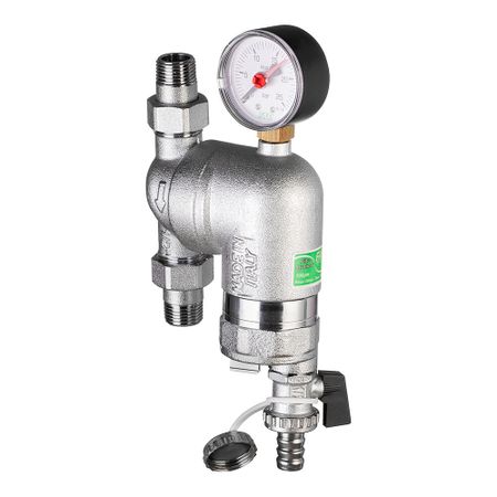 Фильтр промывной Far с манометром и магнитом 1/2 НР(ш) х 1/2 НР(ш) (FA 39M4 12100) фильтр для безвоздушного распылителя tpaitlss 60 100 сетка