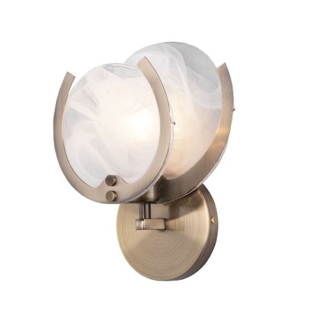 Бра Bogate's Galicia E14 60 Вт 230 В белое IP20 (354/1) zitwo 8 шт для mazda 3 bk hatchback saloon mazda3 2004 2005 2006 2007 2008 2009 светодиодный комплект внутреннего купольного освещения для чтения карт багажника