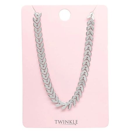 Ожерелье TWINKLE Ожерелье SILVER LEAVES христианское ожерелье htisok