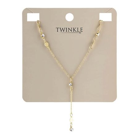 Ожерелье TWINKLE Ожерелье WATER DROPS GOLD христианское ожерелье htisok