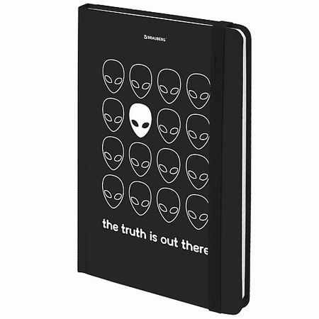 Блокнот BRAUBERG Блокнот с резинкой А5 Aliens блокнот sharkbang a7