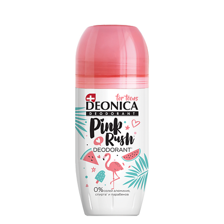 Дезодорант-спрей Deonica DEONICA FOR TEENS Антиперспирант PINK RUSH дезодорант спрей deonica pink rush 125 мл