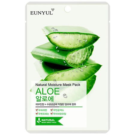 Маска для лица EUNYUL Маска тканевая с экстрактом алоэ китайская тканевая коробка для салфеток