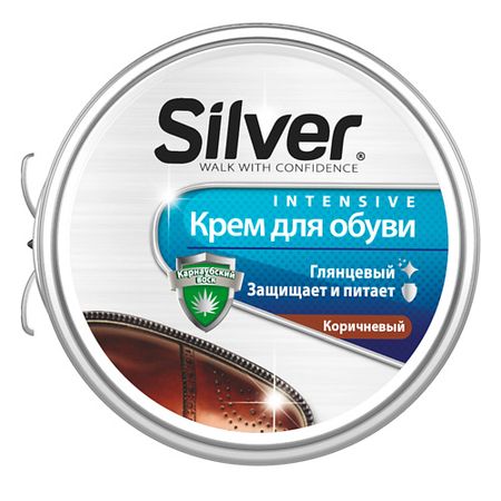 Крем для обуви SILVER Крем для обуви крем блеск для обуви sitil бес ная 60 мл