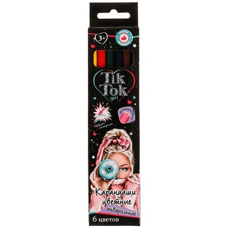 Набор карандашей TIK TOK GIRL Цветные карандаши фотообои tv girl french exit lovers lanxihaibao