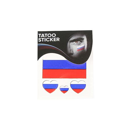 Тату TAKE AND GO Переводное тату-флаг RUS рождественский флаг huiran