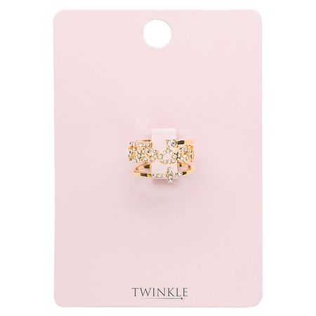 Набор колец TWINKLE Набор колец HEARTS AND CROSS viva la vika piercing lab пусет plain cross stud earring