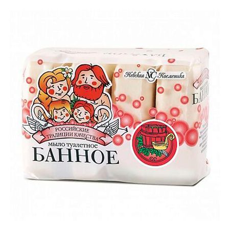 Мыло твердое НЕВСКАЯ КОСМЕТИКА Мыло туалетное Банное вазелин косметический невская косметика туба 40мл