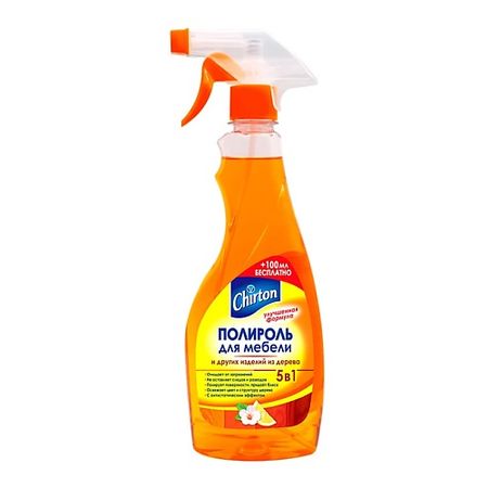 Спрей для мебели CHIRTON Жидкая полироль для мебели и изделий из дерева 5в1