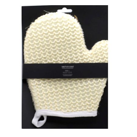 Мочалка ЛЭТУАЛЬ SOPHISTICATED Мочалка из сизаля в форме варежки 8 шт украшения для ёлки из сизаля xunyihappy