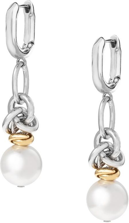 Ronda Earrings E549 plain studio серьги dotted oval earrings – silver