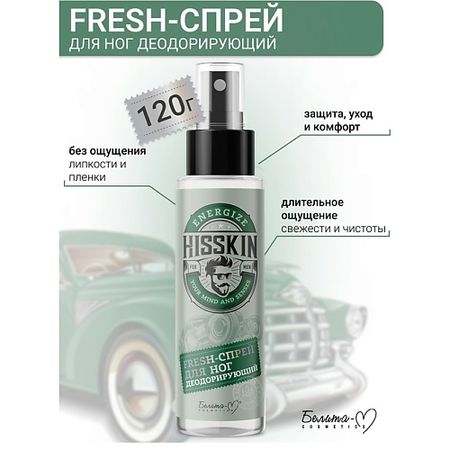 Спрей для ног БЕЛИТА-М Спрей-Fresh для ног Деодорирующий HISSKIN чай chai fresh французский эрл грей 18 шт