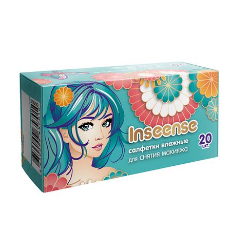 Салфетки для снятия макияжа INSEENSE Салфетки влажные косметические для снятия макияжа салфетки косметические zewa everyday 2 слойные 100шт