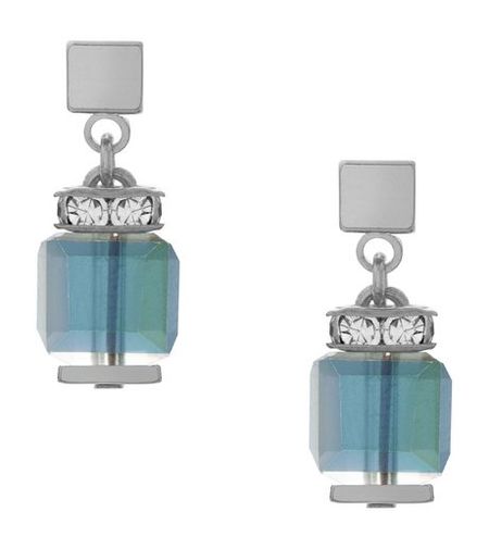 Ronda Earrings E614/4 plain studio серьги dotted oval earrings – silver