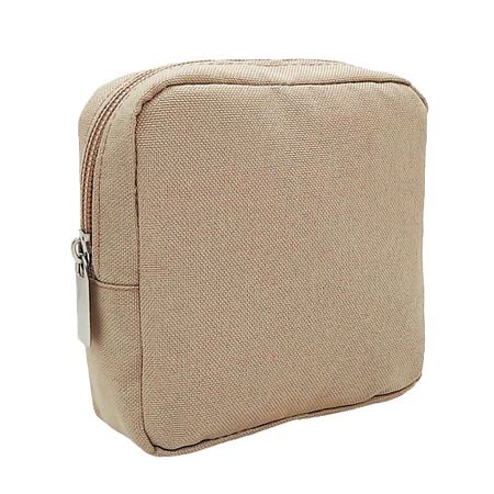 Косметичка ALISSIROSSI Косметичка мини маленькая для прокладок в сумку бежевая косметичка из полиуретана