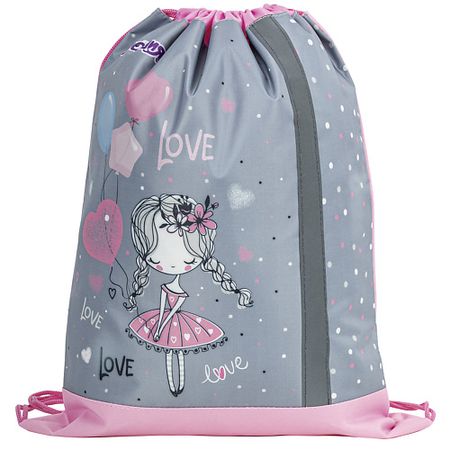 Сумка-мешок для сменной обуви ЮНЛАНДИЯ Мешок для обуви Girl and balloons фотообои tv girl french exit lovers lanxihaibao