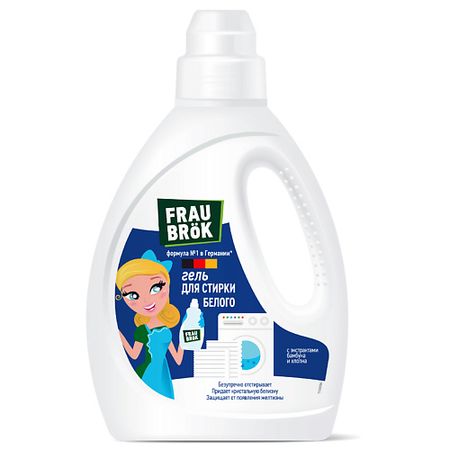 Гель для стирки FRAU BRÖK Гель для стирки белого Frau Brök гель для стирки konigliche wasche wasch lowe колор 4л