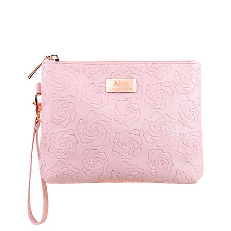 Косметичка MEA Косметичка-клатч светло-розовая косметичка из полиуретана