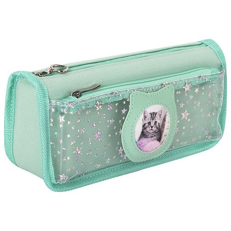 Косметичка-пенал ЮНЛАНДИЯ Пенал-косметичка Kitty косметичка из полиуретана