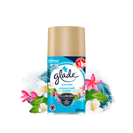 Освежитель воздуха GLADE Освежитель воздуха сменный баллон Океанский Оазис
