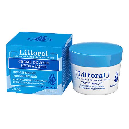 Крем для лица LIBREDERM Крем для лица увлажняющий дневной с морскими водорослями Littoral крем эксперт anti age стволовые клетки винограда librederm либридерм 50мл