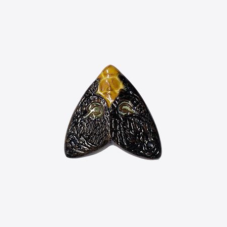 Брошь LA PALME ARTISAN CERAMICA Брошь-значок из керамики Цикада Серый сатин Б лазерный значок drama revenged love