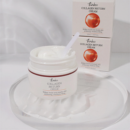 Крем для лица THINKCO Крем восстанавливающий с коллагеном крем для рук aura beauty восстанавливающий 75 мл