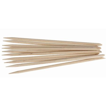 Инструмент для кутикулы JANEKE Палочки маникюрные для кутикулы двусторонние из березовой древесины прозрачные акриловые двусторонние наклейки tfaai