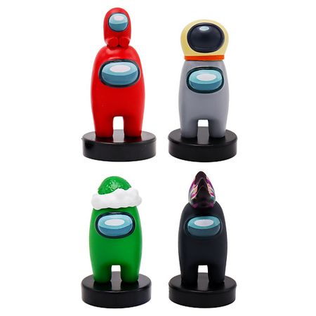 Набор детский AMONG US Набор фигурок-штампиков 3 серия (герой в зеленой шапке)