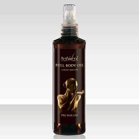 Масло для бритья ITALWAX Масло до депиляции Full Body oil воск italwax водорастворимый в банке 400мл 600 гр ультра мягкий