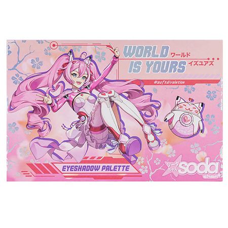 Палетка SODA Chan Палетка теней World Is Yours #softdivalution