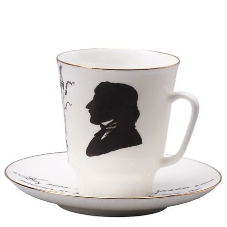 Набор посуды ИМПЕРАТОРСКИЙ ФАРФОРОВЫЙ ЗАВОД Чашка с блюдцем кофейная 