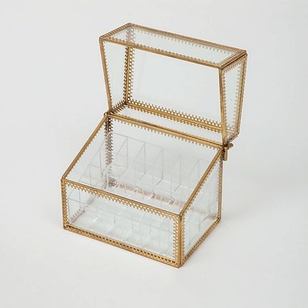 Органайзер ISMAT Органайзер S-345 прозрачный прозрачный пластиковый органайзер для украшений