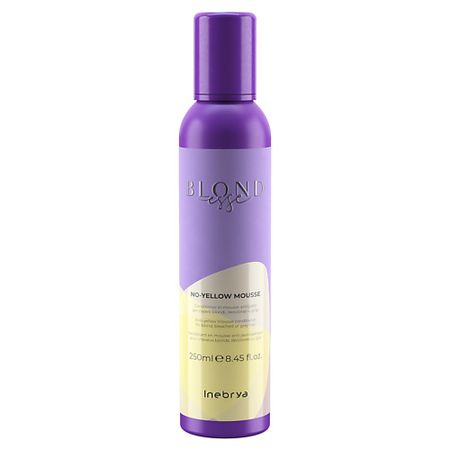 Мусс для волос INEBRYA Мусс антижелтый для оттенков блонд No Yellow