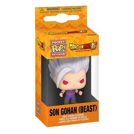 Интерактивная игрушка FUNKO Фигурка Dragon Ball Super Pocket POP! Super Hero Gohan Beast keychain