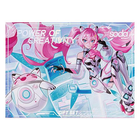 Набор средств для макияжа SODA Chan Подарочный набор Power Of Creativity #softdivalution