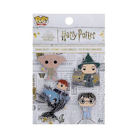 Развивающая игрушка FUNKO Фигурка Harry Potter набор из 4 эмалированных тарелок значок Hp Room Of Secrets 4 см лазерный значок drama revenged love