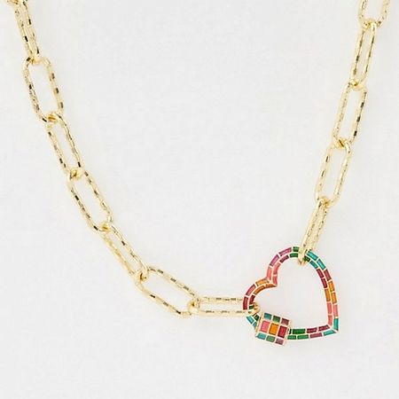 Колье PABUR Колье WILD HEART viva la vika колье mini lock my heart necklace silver