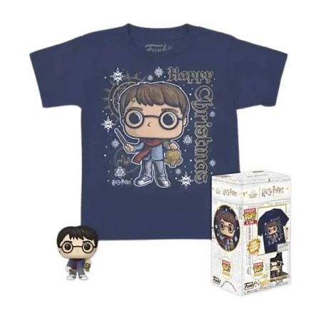 Интерактивная игрушка FUNKO Фигурка Harry Potter Holiday Harry short sleeve T-shirt keychain