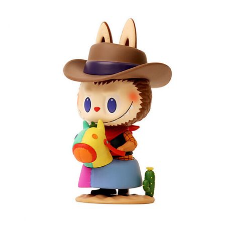 Мягкая игрушка POP MART Игрушка-сюрприз LABUBU Western Adventure, 15 см