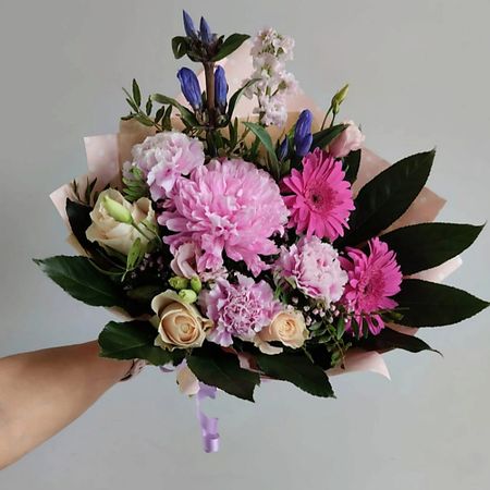 Букет живых цветов ЗОЛОТАЯ АУРА Букет 