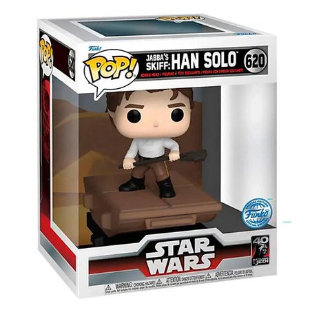Интерактивная игрушка FUNKO Фигурка Star Wars Han Solo Deluxe Jabba Skiff Exclusive Figure