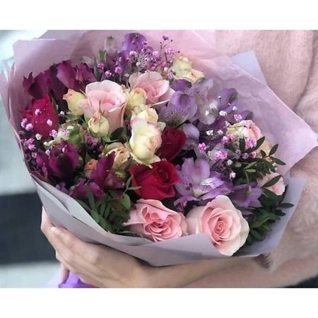 Букет живых цветов ВОРНИКОВ - БУКЕТЫ VORNIKOV BOUQUETS Букет Сиреневый туман